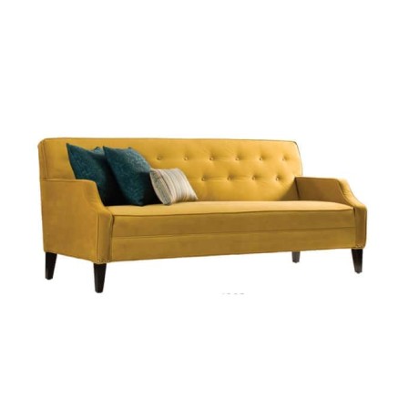 Couch Sofa with Yellow Fabric