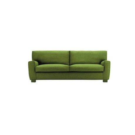 Green Fabric Upholstered Restaurant Armchair