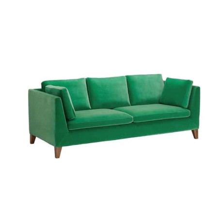 Modern Fabric Sofa with Green Fabric