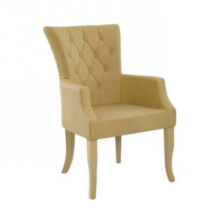 Avant-garde Polyurethane Quilted Arm Chair
