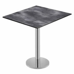 Dalgalı Antrasit Desenli Metal Ayaklı Kare Compact Laminat Cafe Otel Restoran Masası Dalgalı Antrasit Desenli Metal Ayaklı Kare Compact Laminat Cafe Otel Restoran Masası