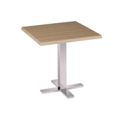 Стол Ресторана с Металлическими Ножками с Квадратным