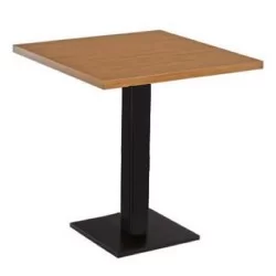 Black Metal Leg Table Black Foot Black Colored Foot