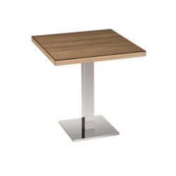 Квадратный Стол Ресторана с Нержавеющими Ногами Квадратный Стол Ресторана с Нержавеющими Ногами