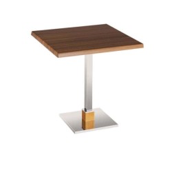 Paslanmaz Tabanlı Eskitme Tablalı Cafe Masası Paslanmaz Tabanlı Eskitme Tablalı Cafe Masası