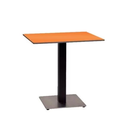 Qara Boyalı Metal Ayaqlı Restoran Masası