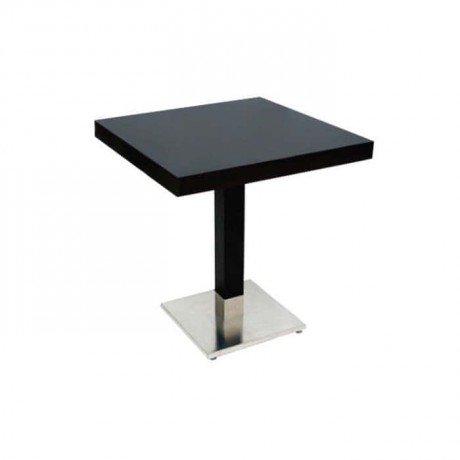 Venge Painted Stainless Based Cafe Table