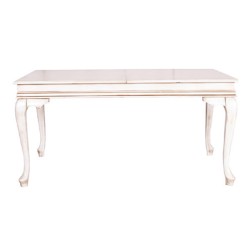 Beyaz Patinalı Lukens Masa