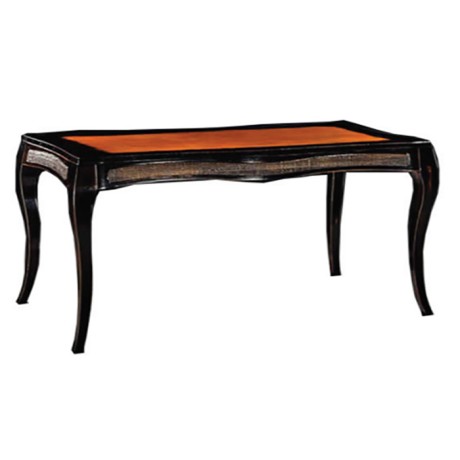 Classic Table with Rectangular Lukens Leg Massive Table Top