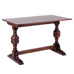 Antique Polished Turned Restaurant Table Antique Polished Turned Restaurant Table