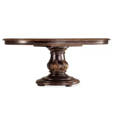 Table d'hôtel classique sculptée à jambes tournées Table d'hôtel classique sculptée à jambes tournées