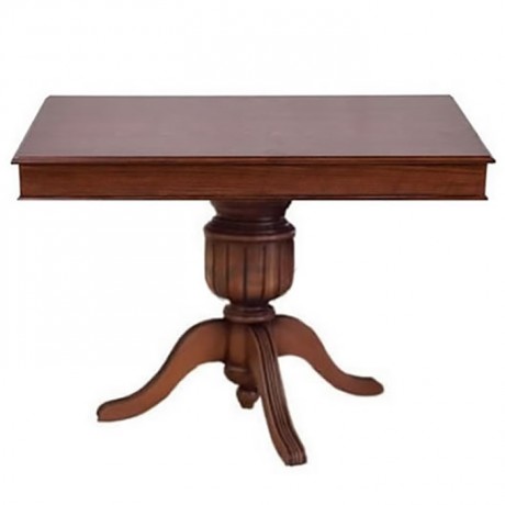 Restaurant Table Square Polished Hotel Table Dining Table Wooden Table Wooden Table