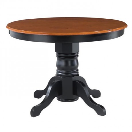 Classic Table with Black Painted Turned Leg