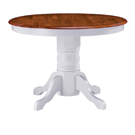 Turned Leg White Lake Painted Classic Lounge Table