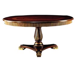 Torna Ayaklı Makuteri Kaplamalı Otel Klasik Masasi Torna Ayaklı Makuteri Kaplamalı Otel Klasik Masasi