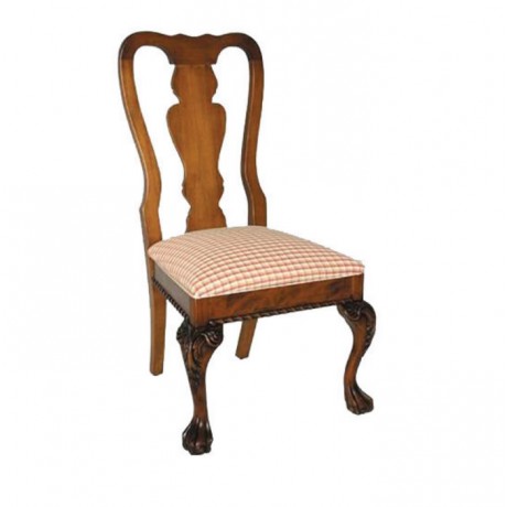 Aslan Ayak Oymalı Klasik Sandalye