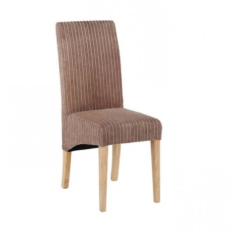 Beige Fabric Natural Leg Chair Dress Up