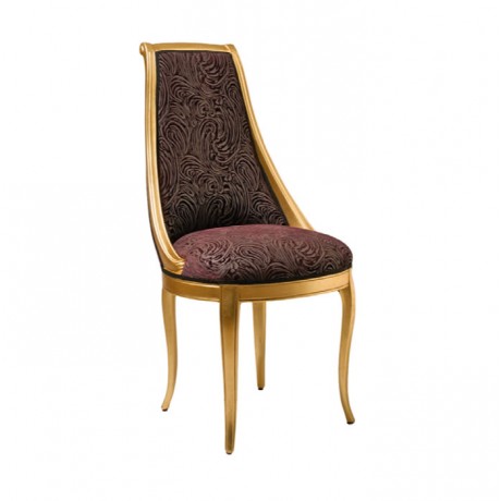 Gold Painted Lukens Leg Classic Chair