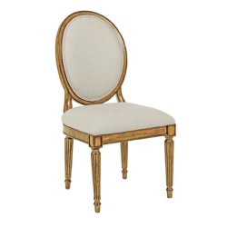 Classic Wooden Chair with Foil Painted Leg Painted Classic Wooden Chair with Foil Painted Leg Painted
