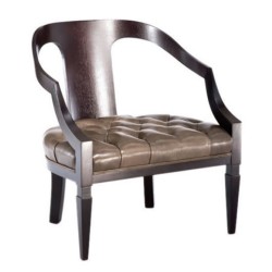 Ahşap Kollu Kapitoneli Berjer Ahşap Kollu Kapitoneli Berjer