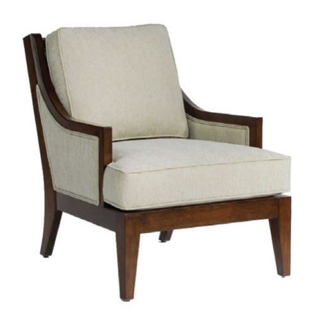 Wooden Bergere with Cushion