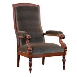 Ahşap Torna Ayaklı Berjer Ahşap Torna Ayaklı Berjer