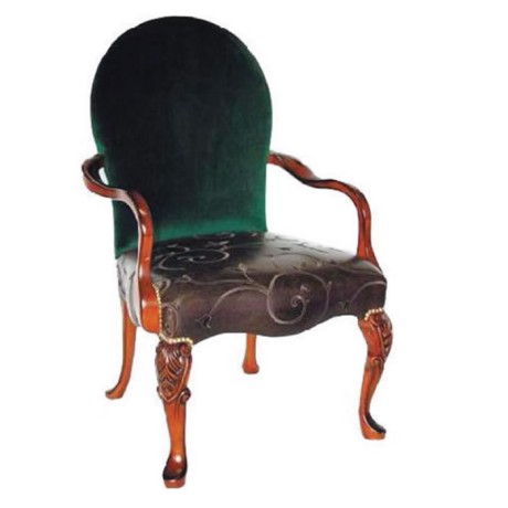 Walnut Painted Bergere Walnut Painted Bergere