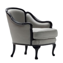 Gri Kumaşlı Lobi Berjer Gri Kumaşlı Lobi Berjer