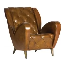 Harda Leather Quilted Bergere