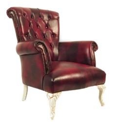 Kapitoneli Koyu Ceviz Berjer Kapitoneli Koyu Ceviz Berjer