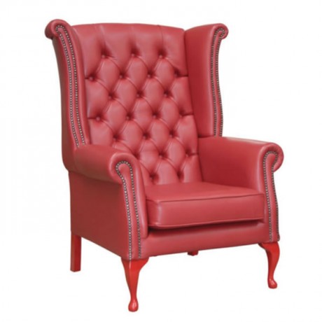 Red Quilted Bergere