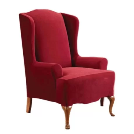 Червена тъкан Bergere