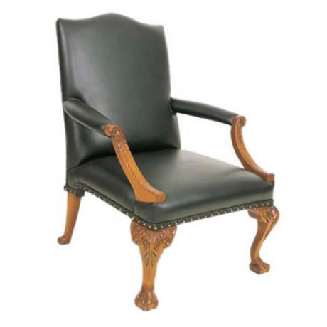 Black Leather Classic Bergere