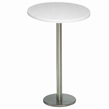 60 Cm Werzalit Ta Ble Top Edelstahl Cocktail Tisch