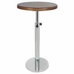 Ayarlanabilir Yükselip Alçalan Paslanmaz Ayaklı Kokteyl Masası