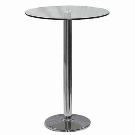 Tischplatteglasedelstahlcocktail Bistrotisch Tischplatteglasedelstahlcocktail Bistrotisch