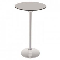 Compact Table Top Stainless Leg Cocktail Table