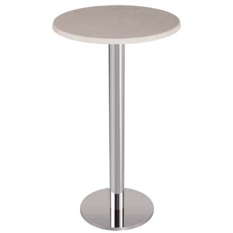 Stainless Rounded Leg Werzalit Table Top Bistro Table