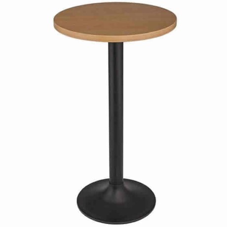 Black Leg Mdf Lam Table Top Bistro Cocktail Table