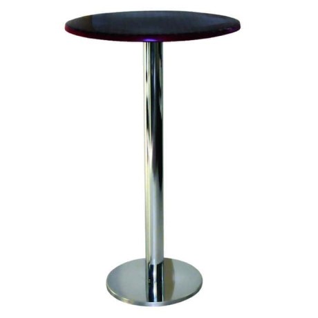 Cocktail Table with Venge Painted Stainless Leg