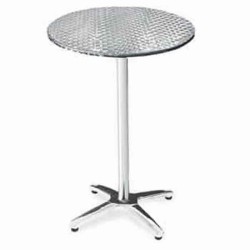 Yıldız Ayaklı Paslanmaz Tablalı Kokteyl Bistro Masası