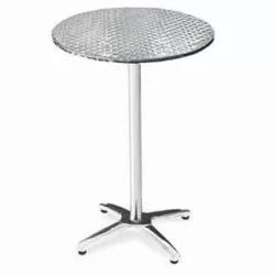 Star Leg Stainless Table Top Cocktail Bistro Table