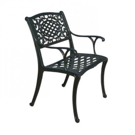 Classic Cafe Restaurant Casting Arm Chair