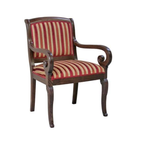 Armchair Classic Chair Fabric Upholstered