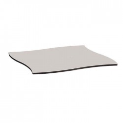 Shaped Cut White Compact Table Top