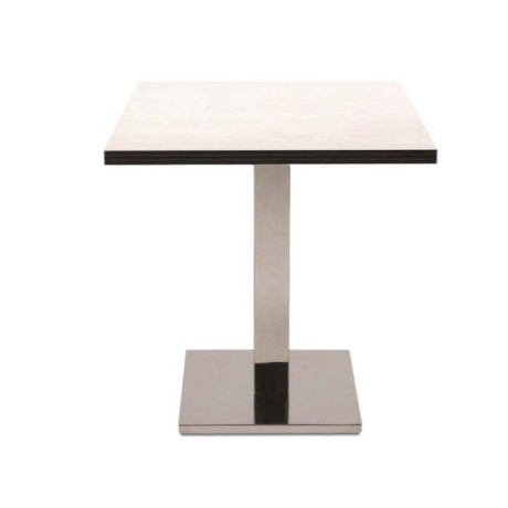 Square Compact Table Top Brown Table