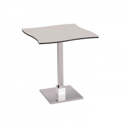 Compact Table with Chrome Legs