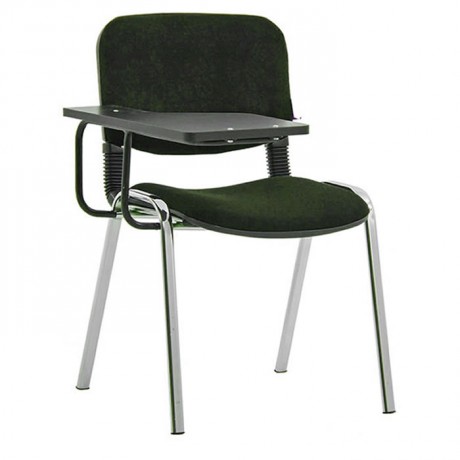 Fabric Furnished Classroom Chair with Writing Pad