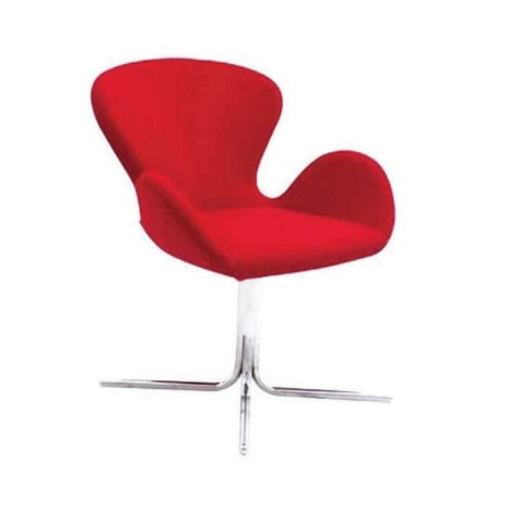 Fabric Upholstered Polyurethane Armchair