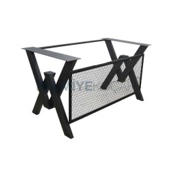 Önü Demirli Üçgen Kesim Kütük Masa Ayağı Önü Demirli Üçgen Kesim Kütük Masa Ayağı